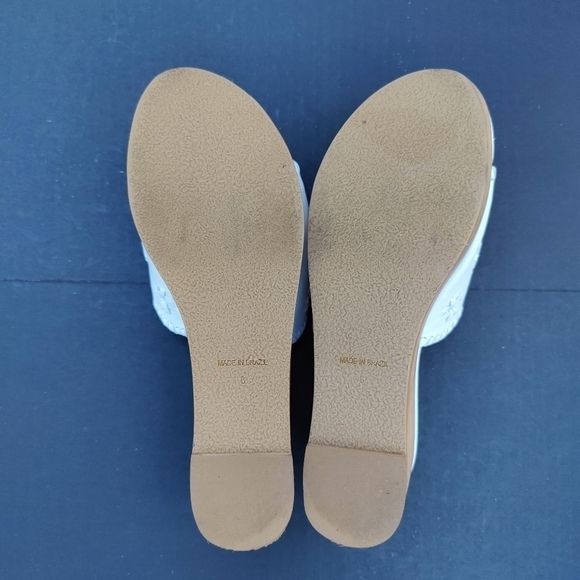 JACK ROGERS Rory Wedge White Floral Women's Slip-On Size 8 - Picture 9 of 10